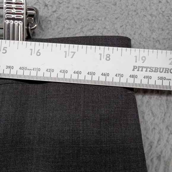 Banana Republic‎ Pants Mens 36x34 Gray Wool Dress Classic Fit Straight - Picture 3 of 9
